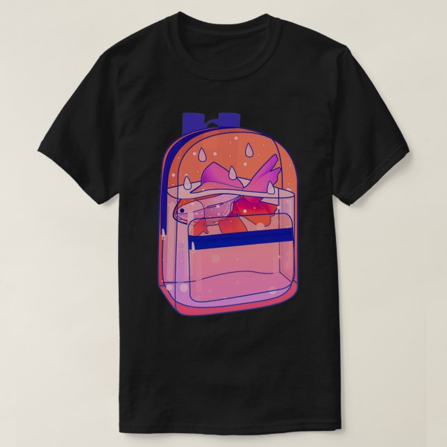 T-shirt Aquarium Schoolbag (Design devant)