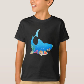 T-shirt Aquarium Shark coloré cool drôle Gift