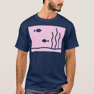 T-shirt Aquarium simple rose