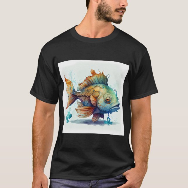 T-shirt Aquarium sous-marin Scene Tee (Devant)