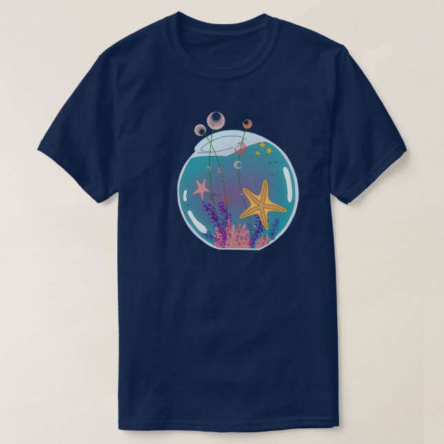 T-shirt Aquarium Starfish (Design devant)