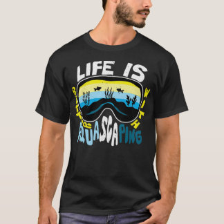 T-shirt Aquascapage Aquarium Jardinage sous-marin