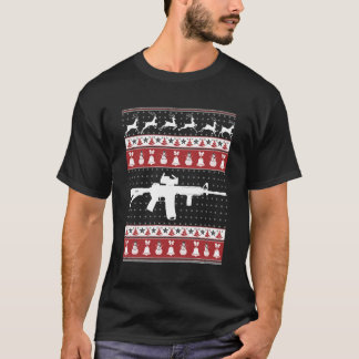 T-shirt Ar15 Vilains Noël Sweater Pour Noël