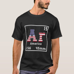 T-shirt Ar-15 America 556 45Mm Funny Sarcastic Pro 2E Ame