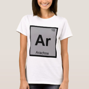 T-shirt Ar - Arachné Symbole du tableau périodique de la c