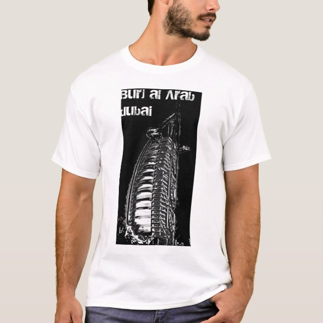T-shirt Arabe d'Al de Burj, Dubaï (Devant)