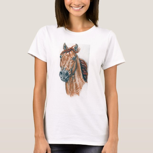 T-shirt Arabe de cheval (Devant)