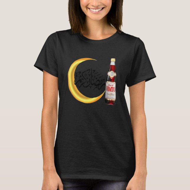 T-shirt Arabe Jeûner Iftar Vimto Joyeux Ramadan Kareem (Devant)
