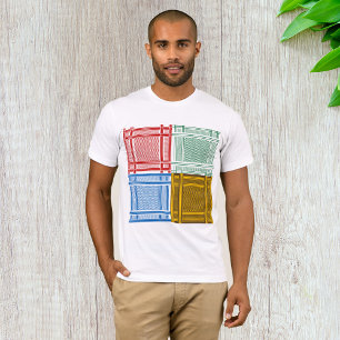 T-shirt arabe Shemagh Scarves Mens