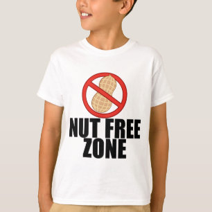 T-shirt Arachide Allergy Nut gratuit enfant