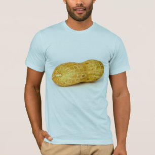 T-shirt Arachide simple sur l'arrière - plan blanc