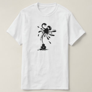 T-shirt araignée à encre