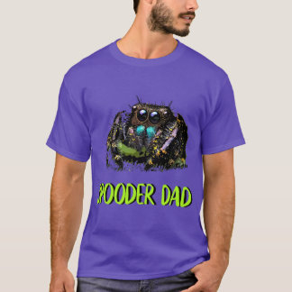 T-shirt Araignée de saut papa Spooder Papa Fête des pères