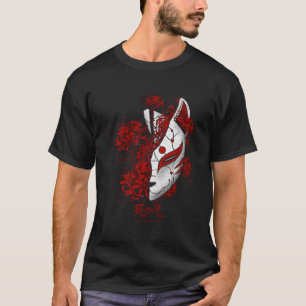 T-shirt Araignée Japonaise Lily Anime Fleur Dans Un Grunge