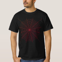 Araignée rouge Halloween gothique