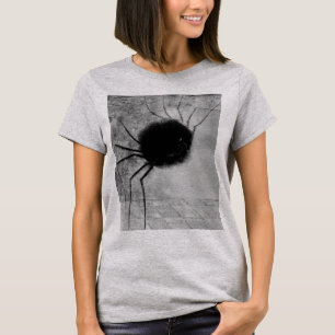 T-shirt Araignée souriante par Odilon Redon, Halloween Vin