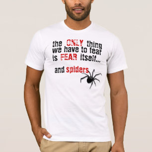 T-shirt Araignées de crainte
