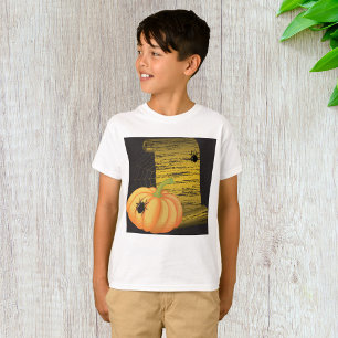 T-shirt Araignées Et Citrouille