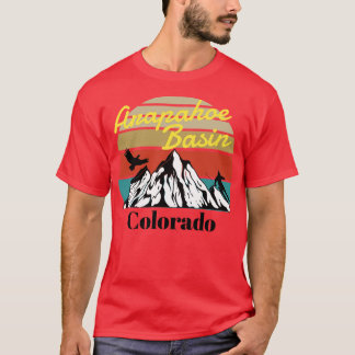 T-shirt Arapahoe Basin ski Colorado