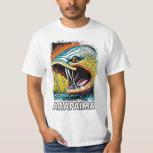 T-shirt Arapaima Gigas Poisson Monster Pour Pêcheur EXTRÊM