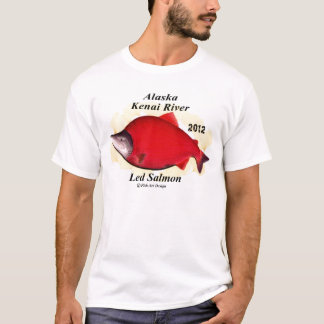 T-shirt ARASKA　Kenai River Red Salmon   【HOKKAIDO JAPAN