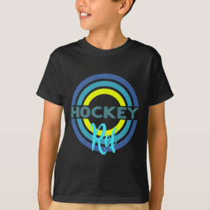 T-shirt Arbitre de hockey avec cercles de hockey modernes