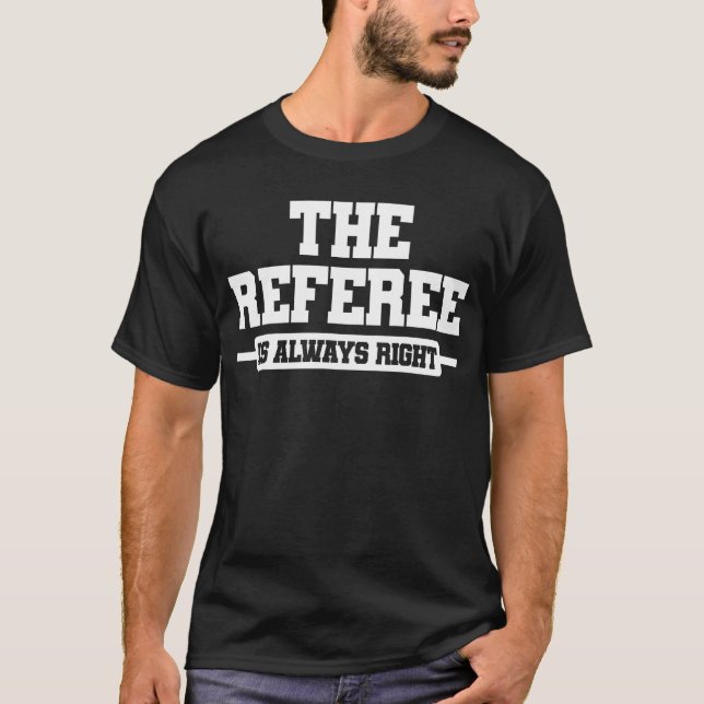 T-shirt Arbitre Réf. Arbitre (Devant)