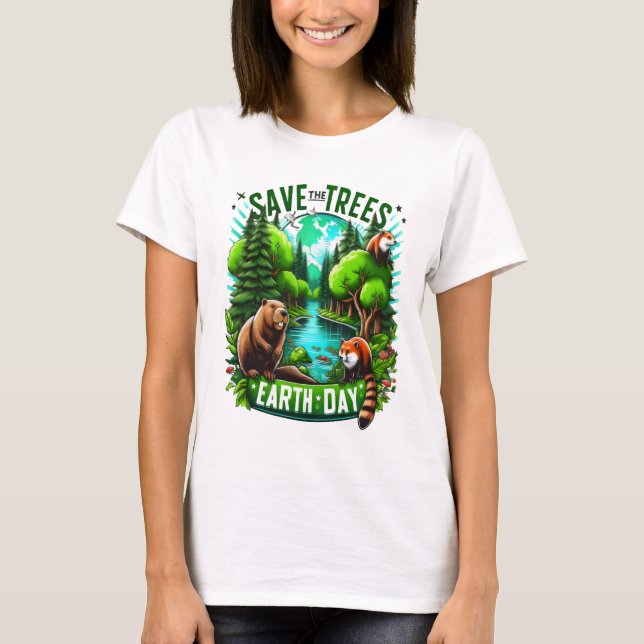 T-shirt Arbor Anthem Jour des terres Tee (Devant)