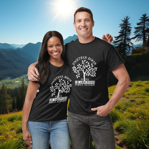 T-shirt Arborescence de regroupement familial, nom et date