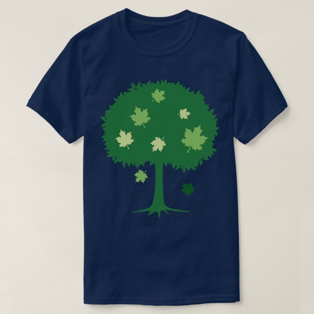 T-shirt Arborescence du jour des terres (Design devant)