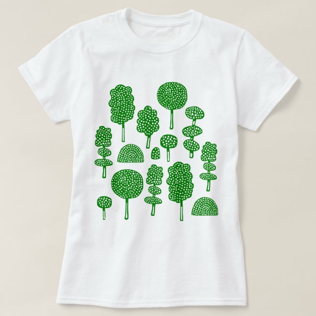 T-shirt Arboretum 230715 - Vert (Design devant)