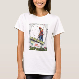 T-shirt Arborist chainsaw tree surgeon Gift Christmas