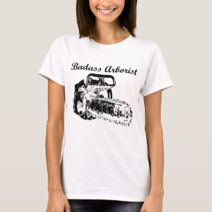 T-shirt Arboriste de Badass - tronçonneuse