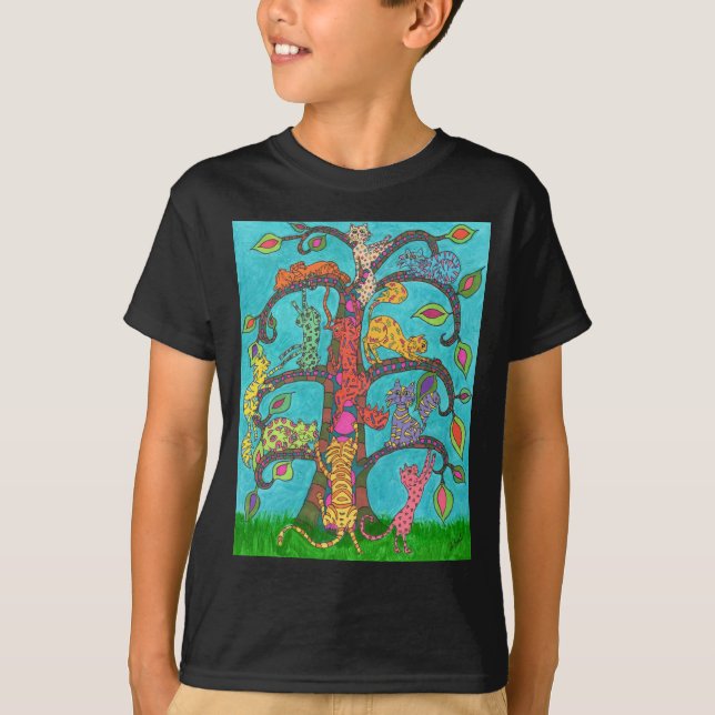 T-shirt Arbre à chat (Devant)