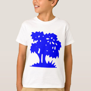T-shirt Arbre à dessin - Bleu