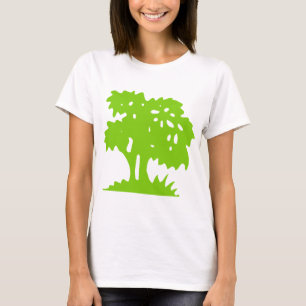 T-shirt Arbre à dessin - Martian Green