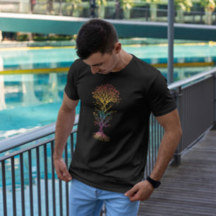 T-shirt Arbre Adn Coloré