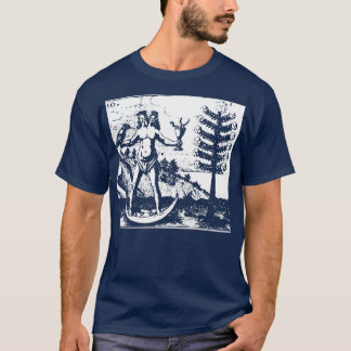T-shirt Arbre Alchimiste De La Lune Hermaphrodite Androgyn