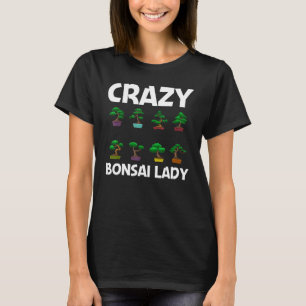 T-shirt Arbre Bonsaï Cool Pour Femmes Maman Plante Dame Ja