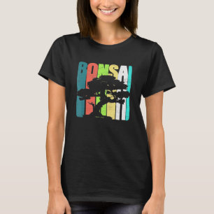 T-shirt Arbre Bonsaï Érable Japonais Jardin Détressé Passi