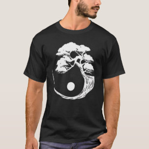 T-shirt Arbre Bonsaï Yin Yang Bouddhiste Zen Japonais