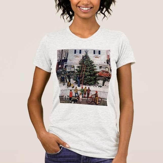 T-shirt Arbre dans la place (Devant)