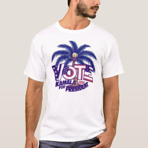 T-shirt Arbre de coco Kamala Harris Politique