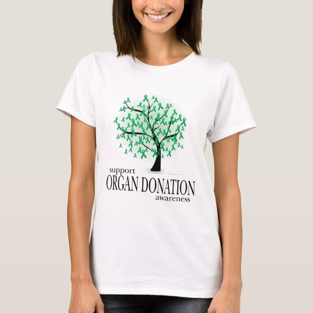 T-shirt Arbre de donation d'organe (Devant)