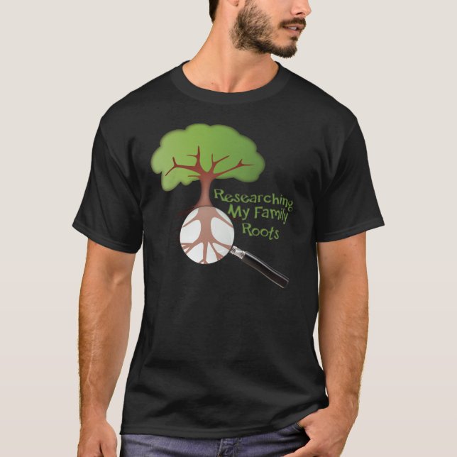 T-shirt Arbre de famille Une ancêtre (Devant)