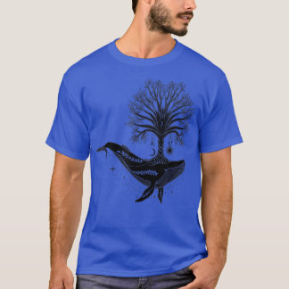T-shirt Arbre de la vie Arbre mystique Fractal Yoga Médita