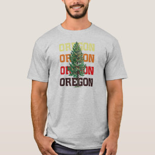 T-shirt arbre de l'Orégon