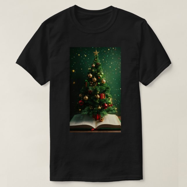 T-shirt Arbre de Noël. (Design devant)