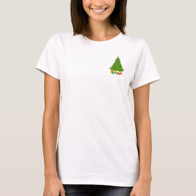 T-shirt Arbre de Noël (Devant)