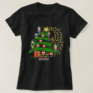 T-shirt Arbre de Noël de casse-noix